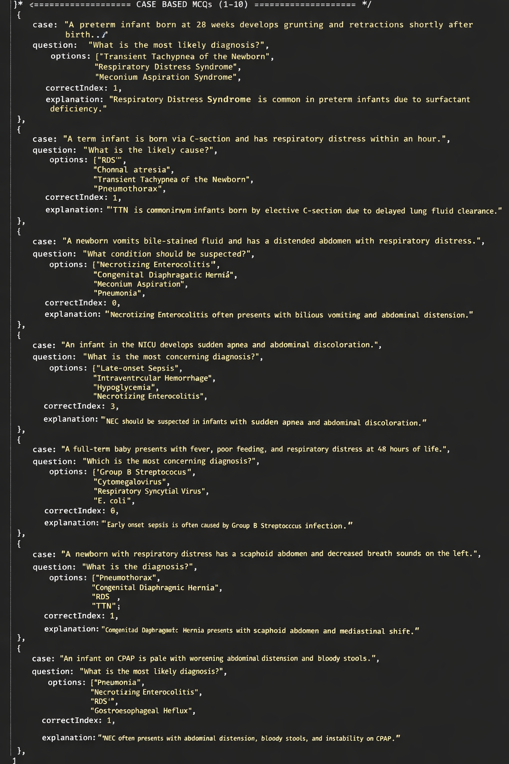 Illustration of Respiratory Distress in Newborn Causes, Signs, Diagnosis and Management symptoms